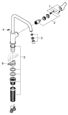 GROHE 30470000 - Miscelatore per lavello START, cromo lucido