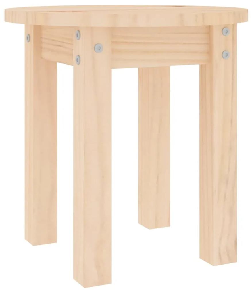 Tavolino da salotto Ø 35x35 cm in legno massello di pino