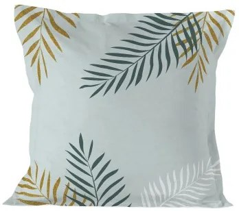 Federa HappyFriday Blanc Foliage Mint Multicolore 60 x 60 cm