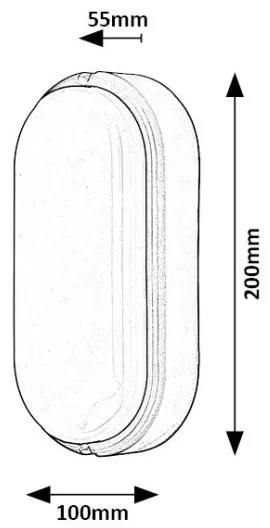 Rabalux 7408 - Lampada LED da soffitto esterna HORT LED/15W/230V IP54 bianco