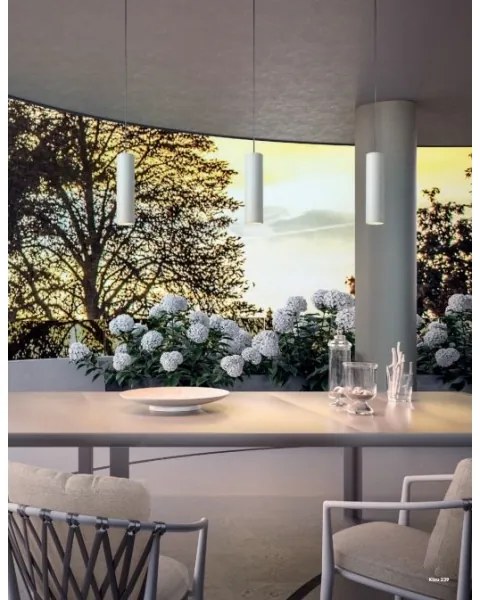 Redo 90570 - Lampada LED a sospensione da esterno KLOU LED/9W/230V IP54 bianco