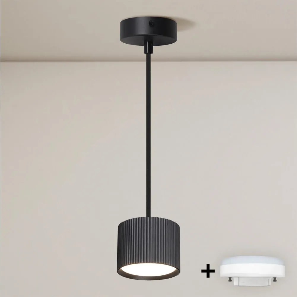 Brilagi - LED Lampadario a cavo STRIPY 1xGX53/15W/230V nero
