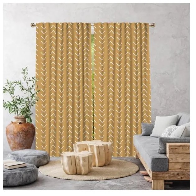 Tende gialle in set da 1 pz 260x140 cm - Cipcici