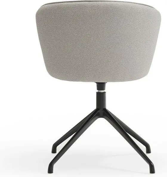 Set di sedie da pranzo grigio chiaro in imbottito 2 pz Add – Teulat