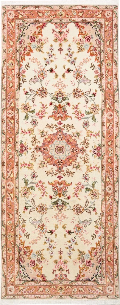 Tabriz Tappeto 80 x 210 (Iran) Annodato A Mano