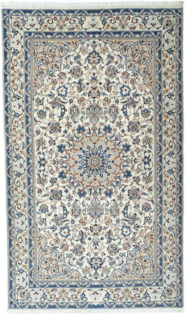 Nain Tappeto 130 x 220 Beige (Iran) Annodato A Mano