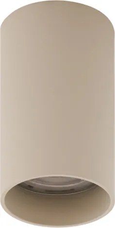 Set di 4 faretti moderni beige da superficie GU10 50mm rotondi - Tuba