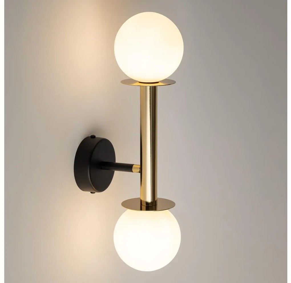 Applique DAISY 2xG9/12W/230V oro/nero/bianco