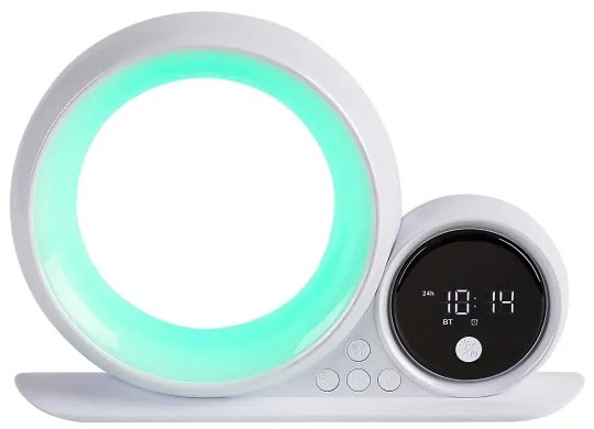 Rabalux 76109 - LED RGB Lampada da tavolo con altoparlante WAKEWAY LED/5W/230V