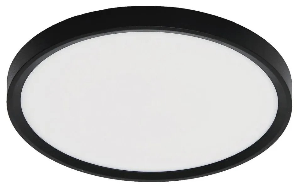 Fulgur 42362 - Plafoniera LED NOMY LED/24W/230V diametro 30 cm nero
