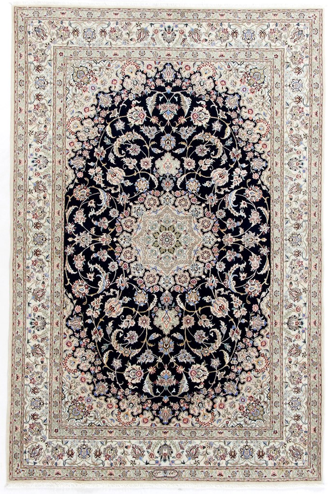 Nain Tappeto 140 x 220 (Iran) Annodato A Mano