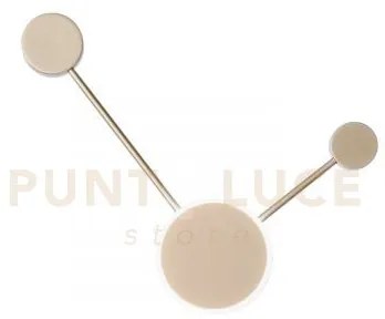 Plafoniera led etere oro 10w 1380lm cct3000k 4000k 6500k  33x6x45cm...