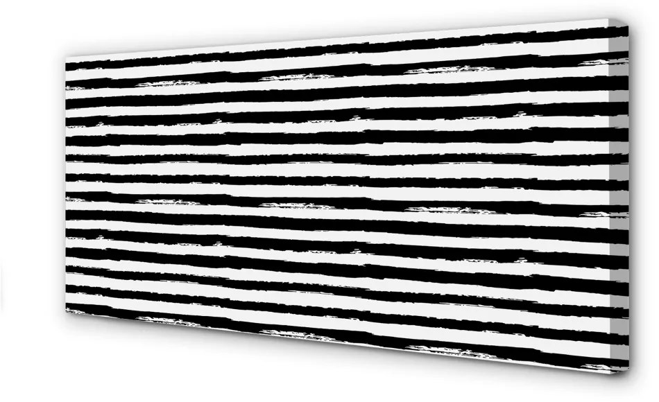 Quadro su tela Strisce zebra irregolari 100x50 cm