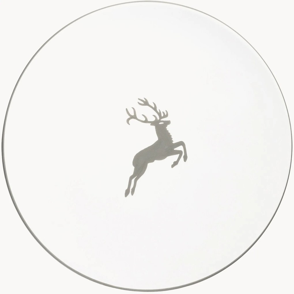 Piatto piano fatto a mano Grauer Hirsch