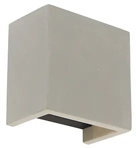 Lampada da parete smart in cemento con effetto luce inclusa Zigbee G9 - Meave