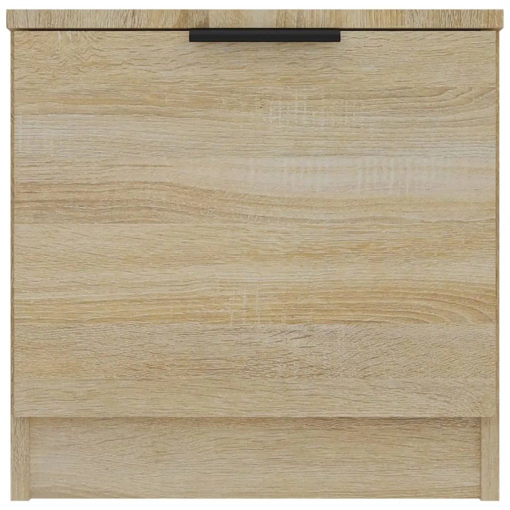 Comodini 2 pz rovere sonoma 40x39x40 cm