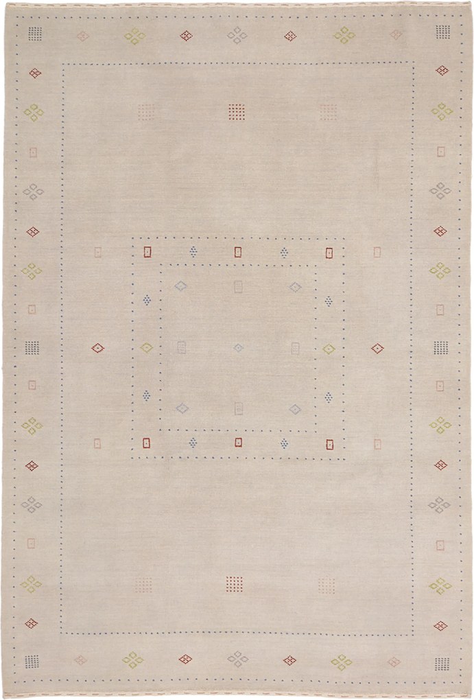 Loribaft Tappeto 190 x 270 (Indian) Annodato A Mano