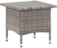 Tavolino da T Grigio 50x50x47 cm in Polyrattan cod mxl 51479