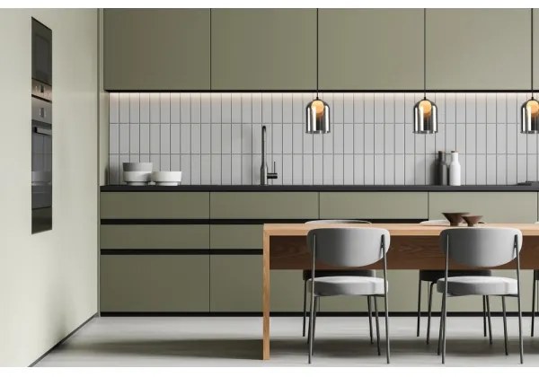 Lampadario a sospensione su cavo KLEA 1xG9/15W/230V nero fumé