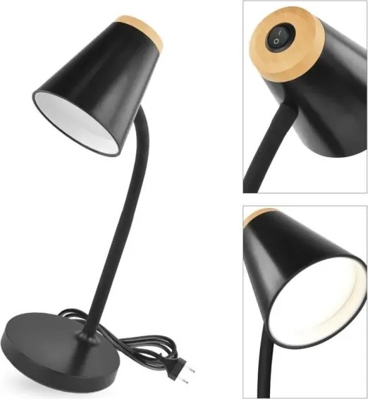 Lampada da tavolo LED TARA LED/4,5W/230V 4000K nera