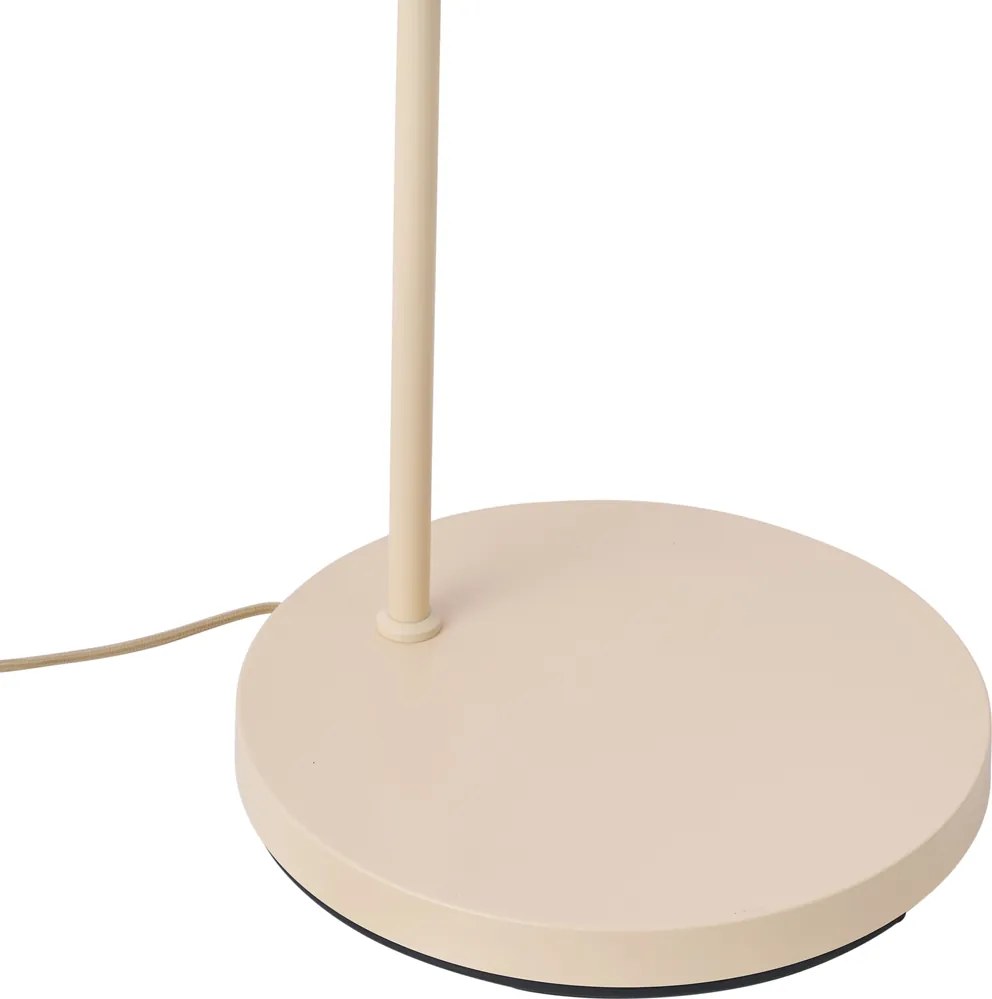 Lampada da terra Art Déco beige con paralume beige - Nest