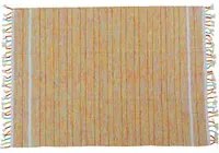 Tappeto moderno Alabama, stile kilim, 100% cotone, multicoloree, 230x160cm