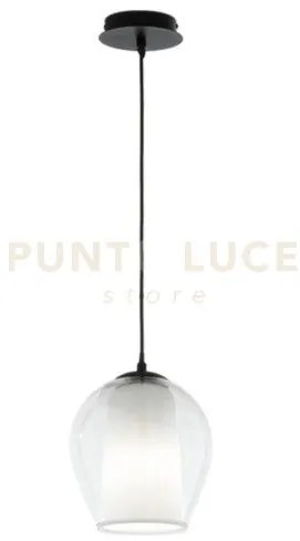 Sospensione bonnie 1 vetro trasparente 1 luce attacco e27 d.20cm h....