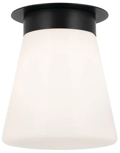 Kichler KL-ALBERS-F-T-BK - Plafoniera ALBERS 1x E27/40W/230V Ø 21,6 cm, nero