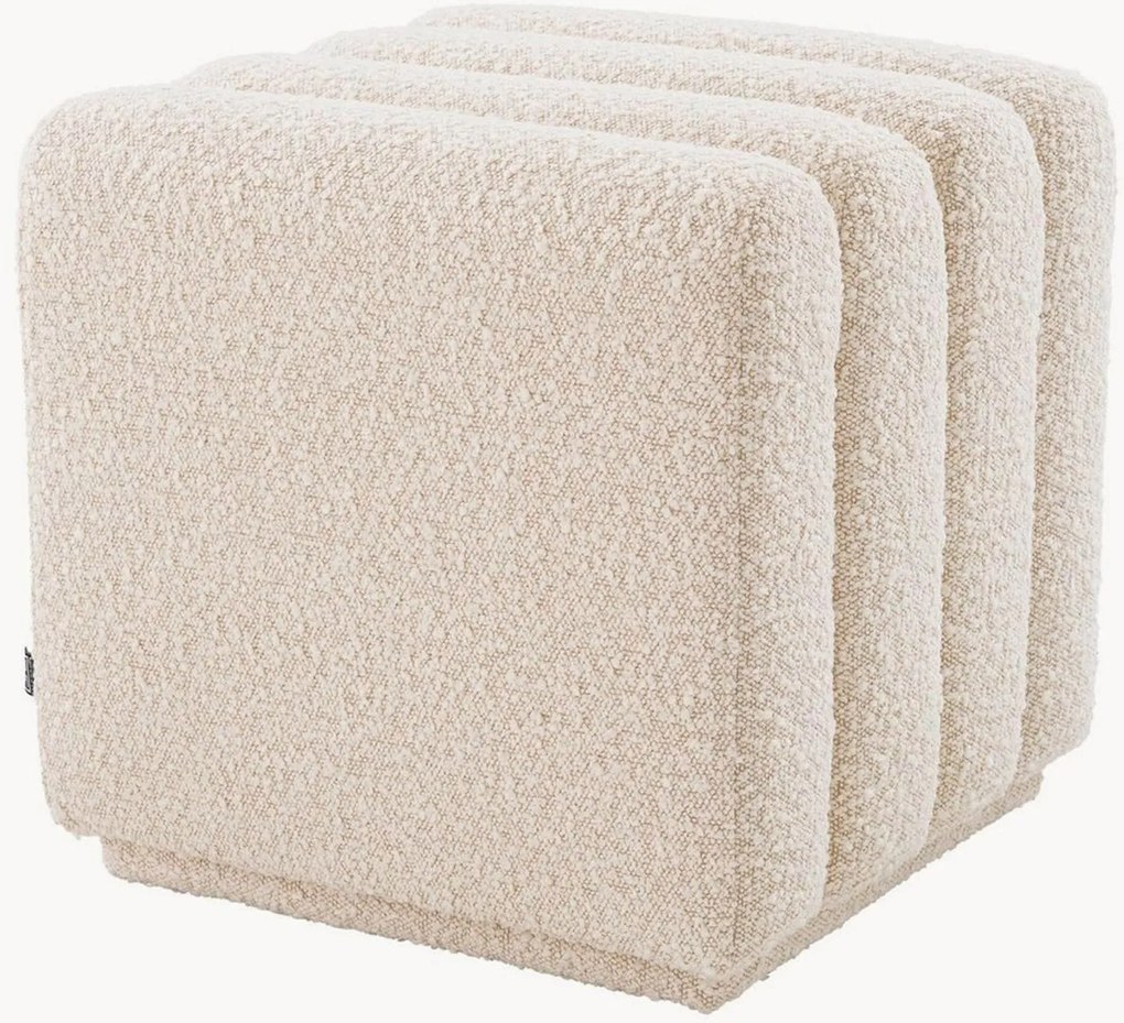Pouf in bouclé Bente