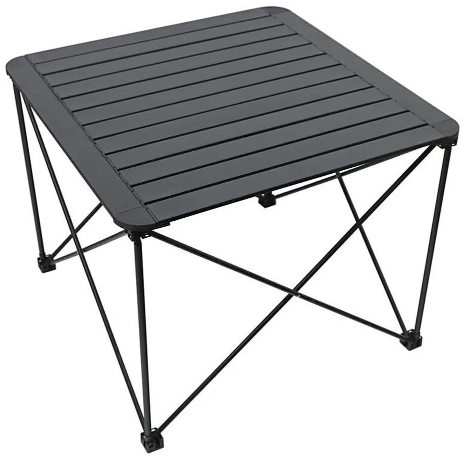 Tavolo da campeggio pieghevole 70x70cm antracite