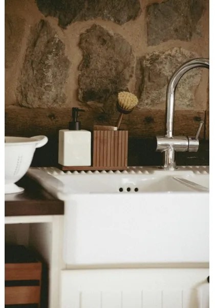 WENKO 54944100 - Dispenser per sapone MERA 18,5x17 cm marrone