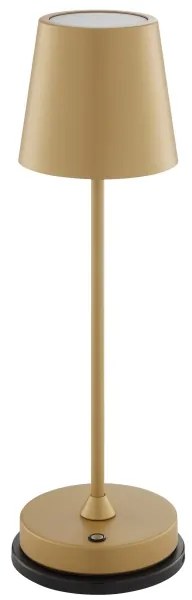 Brilliant - Lampada da tavolo LED dimmerabile ricaricabile a sfioramento ELORA LED/2,5W/5V 2700K IP44 dorata