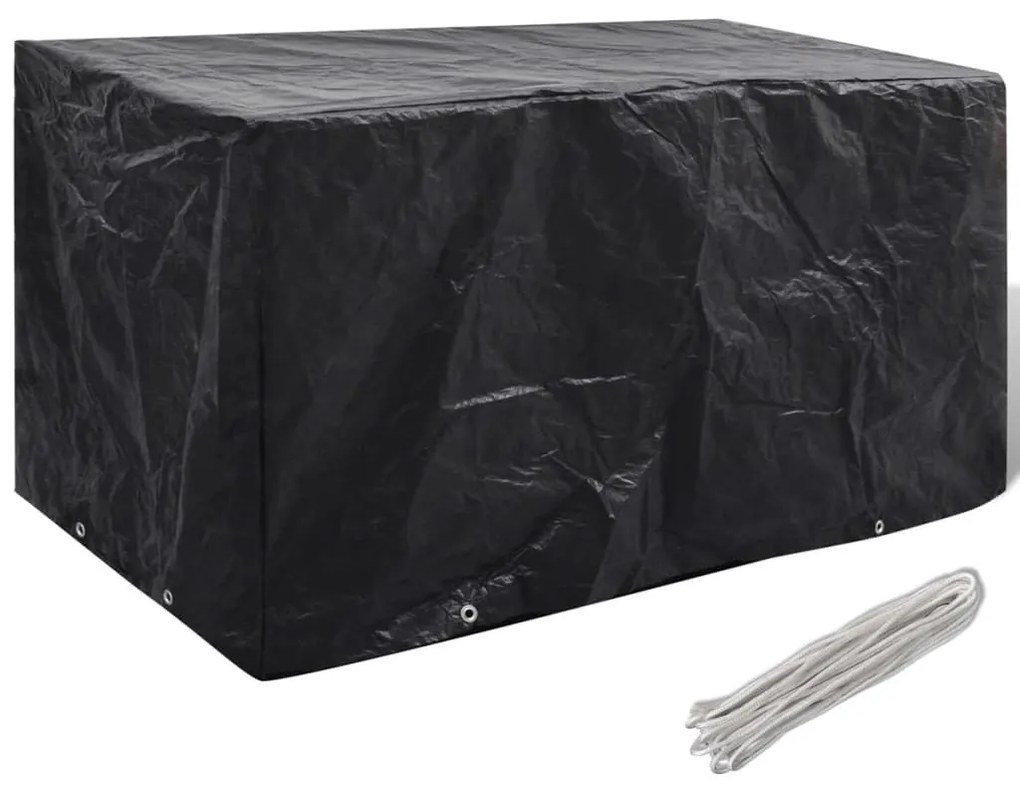 Copertura Per Mobili Da Giardino Con 8 Occhielli 180x70x90 Cm /