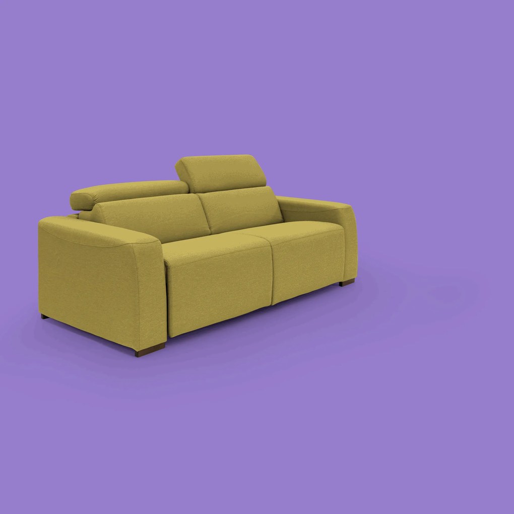 Poseidon divano letto + relax elettrico in tessuto smacchiabile impermeabile T05