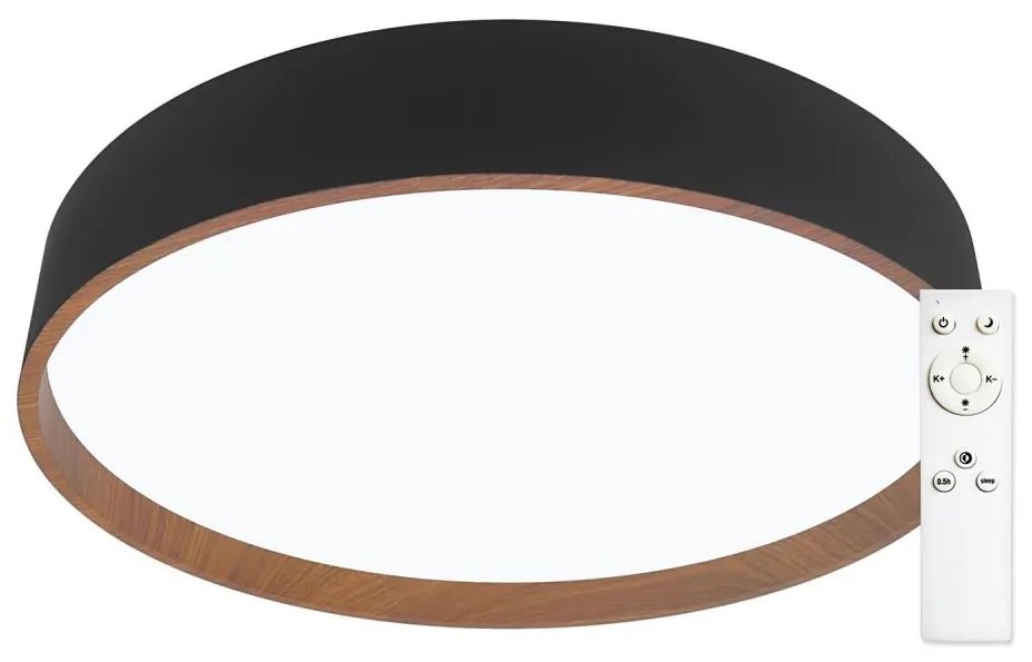 Top Lampada - Plafoniera LED dimmerabile LED/51W/230V + +TC nero/marrone