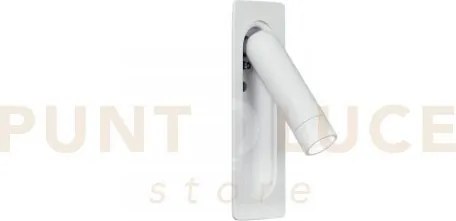 Applique a parete led ad incasso orientabile defoe bianca 3w 300lm ...