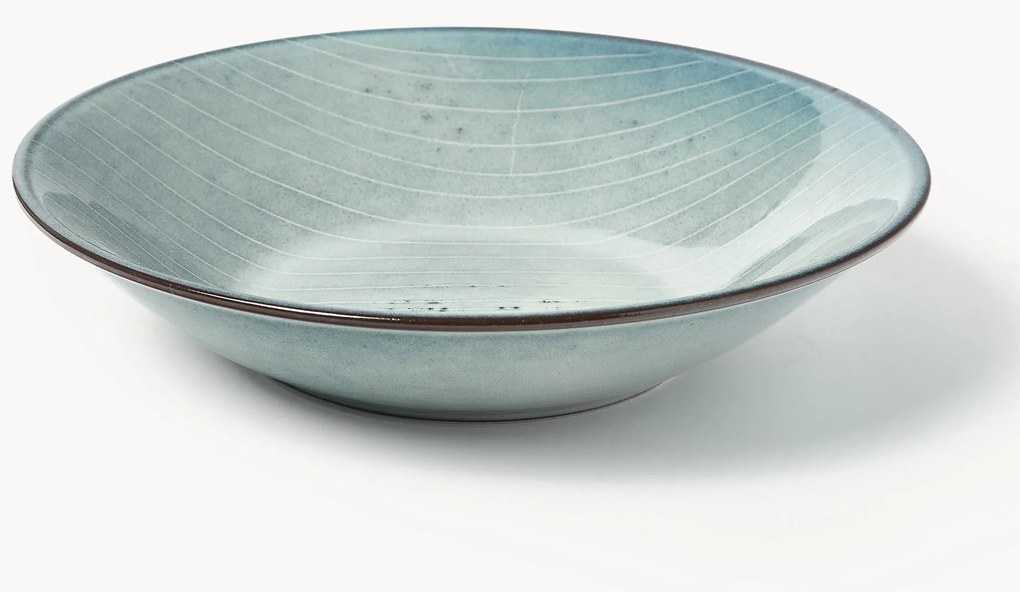 Piatti fondi fatti a mano Nordic Sea 4 pz