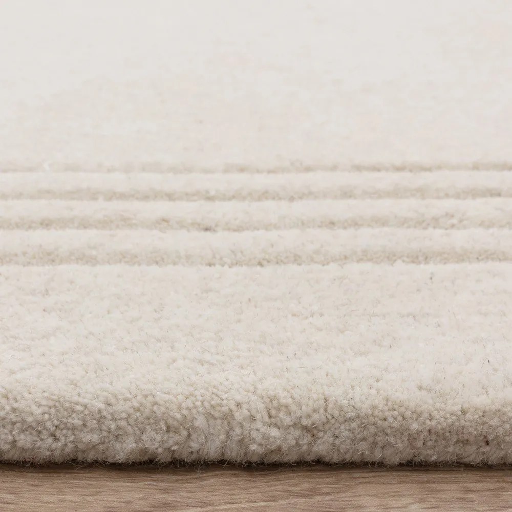 Tappeto in lana avorio tessuto a mano 200x290 cm Orlo Ivory - Asiatic Carpets