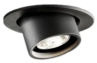 Angle Downlight Spot da Incasso 6W 3000K Nero - LIGHT-POINT