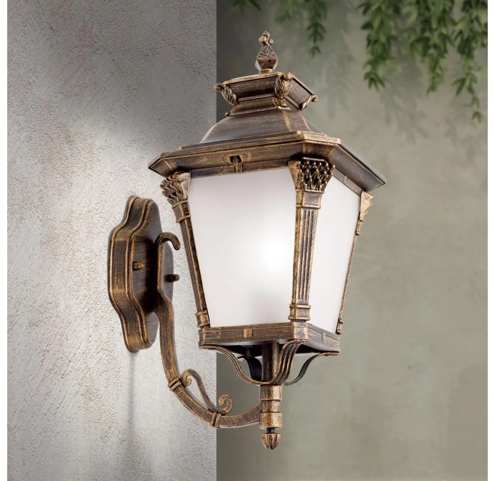 Orion - Applique da esterno AIKO 1xE27/60W/230V IP23 bronzo/patina