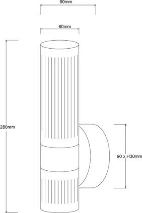 Applique da parete LED AMBIENTE LED/6W/230V 3000/4000/6000K dorata