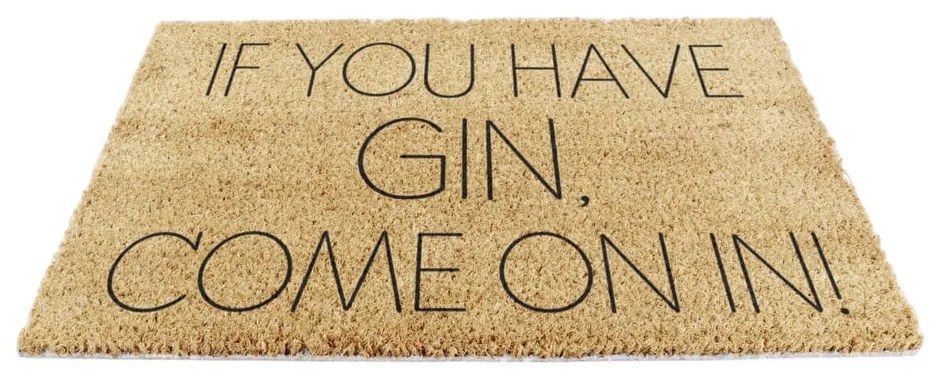 Zerbino in cocco 40x60 cm If You Have Gin - Artsy Doormats