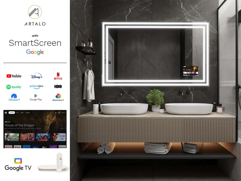 Specchio con LED illuminazione M3 premium