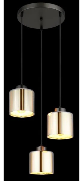 Globo 16056-3HR - Lampadario a sospensione con filo FELICIA 3xE27/60W/230V diametro 33