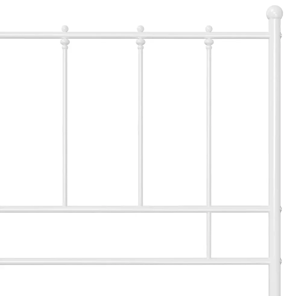 Giroletto bianco in metallo 180x200 cm
