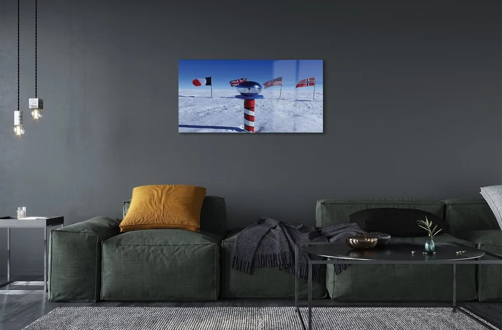 Quadro su vetro Bandiera del brasile 120x60 cm
