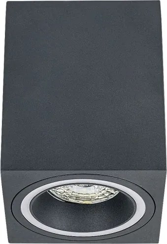 Rabalux 71164 - Faretto KOBALD 1xGU10/25W/230V quadrato antracite