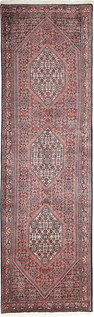 Bidjar Tappeto persiano 80 x 250 Blu (Iran) Annodato A Mano