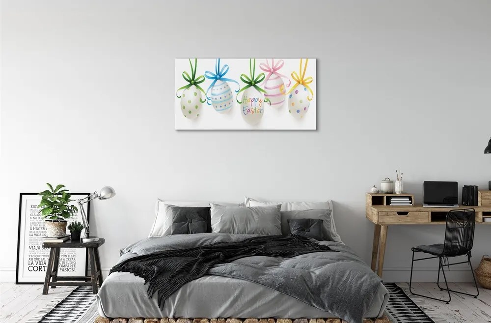 Quadro vetro Uova 120x60 cm