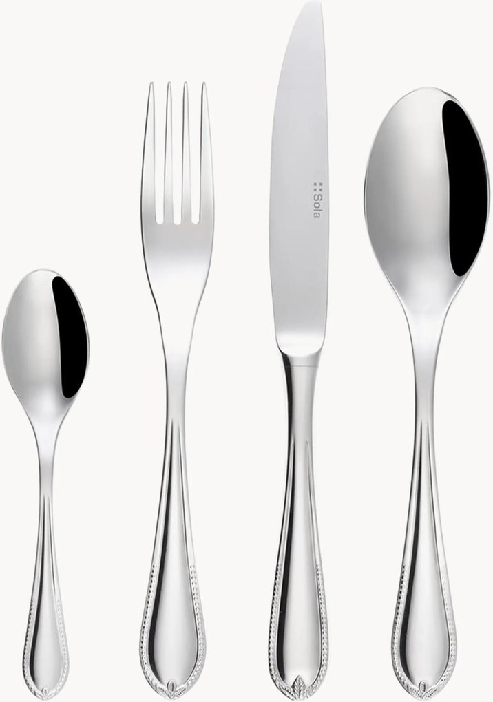 Set di 24 posate 7th Generation Black Pearl, 6 persone